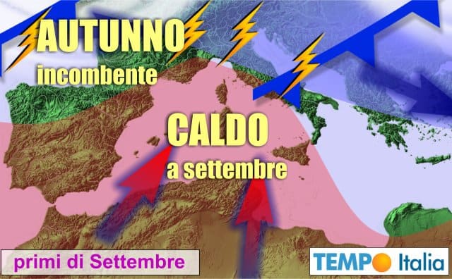 METEO di avvio Settembre col gran CALDO, ma con novità
