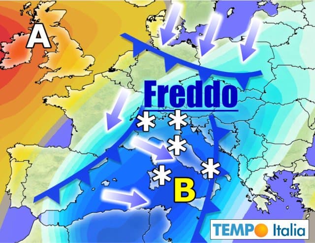METEO 6–12 Gennaio: acutizzazione tempo invernale, freddo e maltempo 9 METEO 6–12 Gennaio: acutizzazione tempo invernale, freddo e maltempo