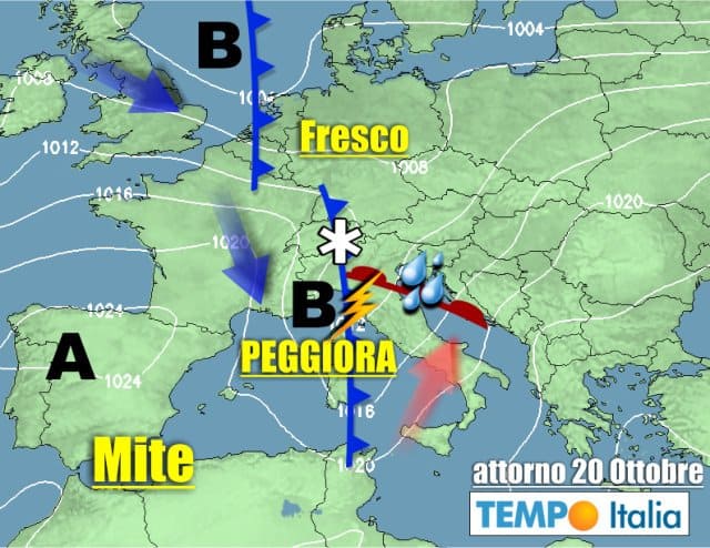 METEO 22 – 28 Ottobre: l'Anticiclone potrebbe attenuarsi e dare spazio a peggioramento 37 METEO 22 – 28 Ottobre: l’Anticiclone potrebbe attenuarsi e dare spazio a peggioramento
