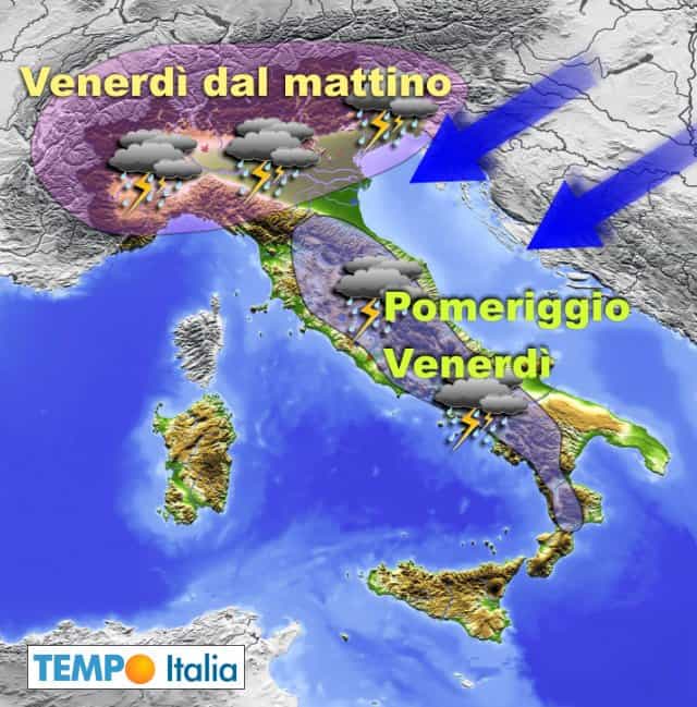 Scarica di TEMPORALI: meteo avverso di breve durata, nubifragi e grandine