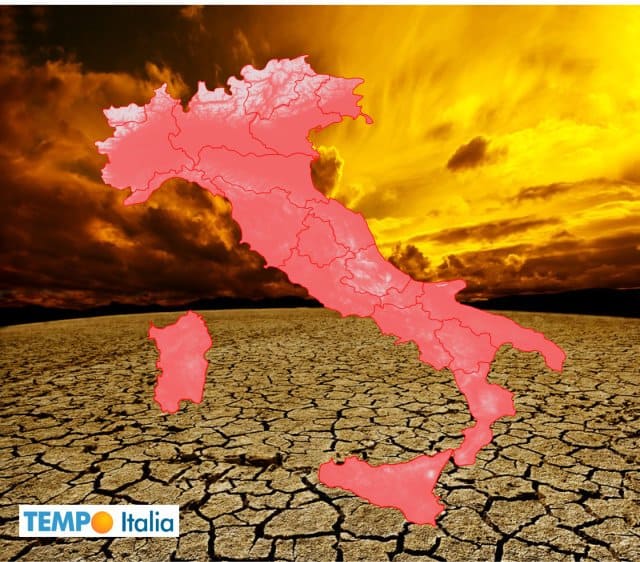 METEO 18-25 Luglio: caldo dal SAHARA irruento verso ITALIA