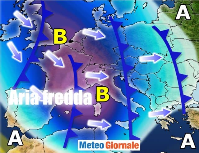 METEO 16 – 22 Gennaio: FREDDO, nevicate, insomma INVERNO