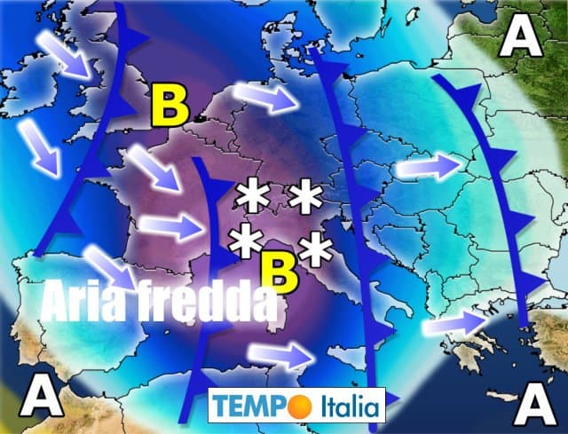 METEO 15 – 21 Gennaio: prospettive di MALTEMPO INVERNALE