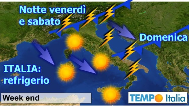 METEO Italia, la nuova burrasca estiva, poi altro forte caldo