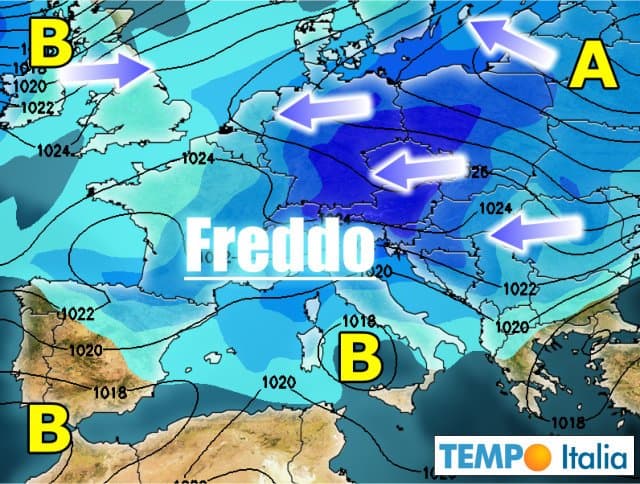 METEO 19-25 Dicembre: rischio FREDDO e MALTEMPO verso Natale 44 METEO 19-25 Dicembre: rischio FREDDO e MALTEMPO verso Natale