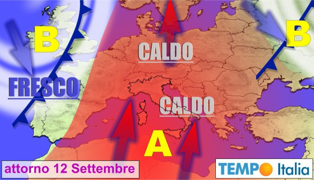 METEO Italia: perturbazioni e variabilità, e anche breve ondata di caldo