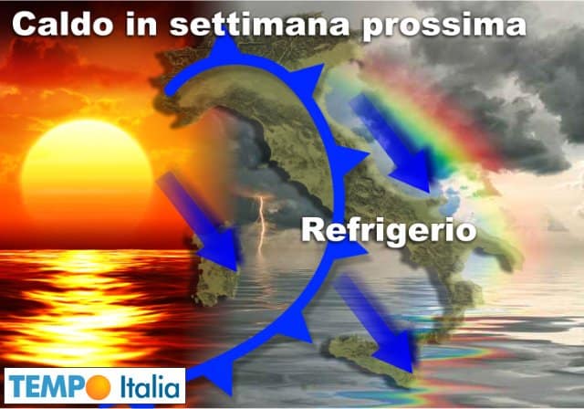 Novità meteo diffuse: refrigerio e temporali, poi forte caldo e …