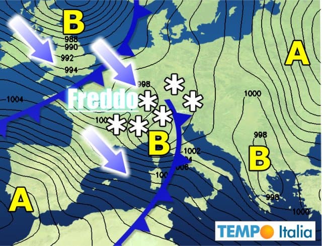 METEO 14-20 Dicembre: più freddo della media, NEVE anche in pianura 3 METEO 14-20 Dicembre: più freddo della media, NEVE anche in pianura