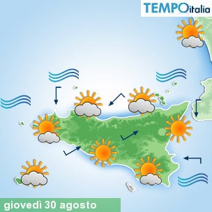 Meteo Sicilia: tornerà il tempo estivo con temperature elevate, ma non eccessive