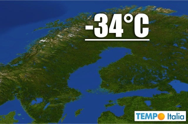 Meteo molto freddo in Scandinavia, le minime hanno superato la barriera dei -30°C 44 Meteo molto freddo in Scandinavia, le minime hanno superato la barriera dei -30°C
