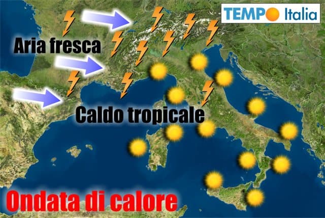 METEO sino al 18 Agosto: brutto per FERRAGOSTO, fresco e temporali