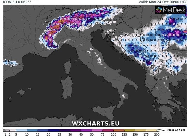 Meteo Alpi, fitte nevicate nel fine settimana 11 Meteo Alpi, fitte nevicate nel fine settimana