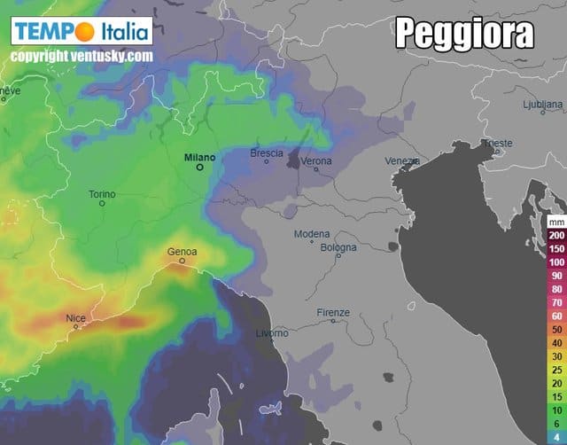 Evoluzione METEO della giornata: peggiora su Nordovest 35 Evoluzione METEO della giornata: peggiora su Nordovest