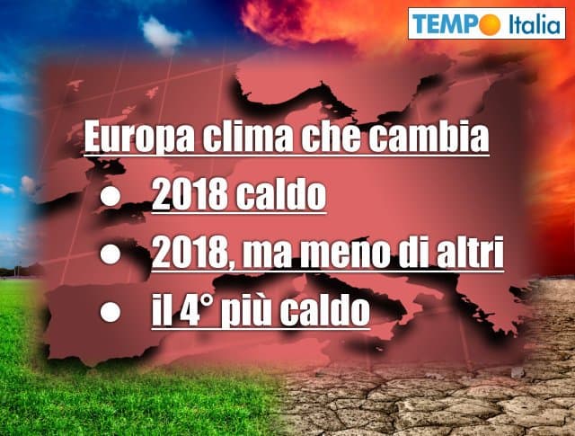 Meteo 2018 al 4° posto dei più caldi di sempre 27 Meteo 2018 al 4° posto dei più caldi di sempre