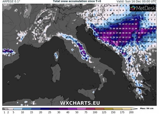Neve su Appennino, Balcani sotto bufere 9 Neve su Appennino, Balcani sotto bufere
