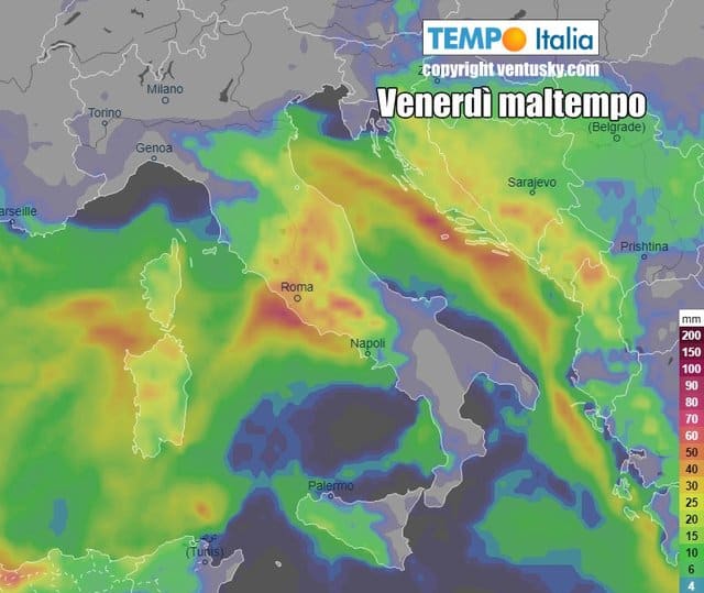 Meteo venerdì, gran MALTEMPO in alcune regioni 24 Meteo venerdì, gran MALTEMPO in alcune regioni