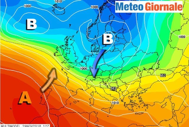 Il bivio dell'Immacolata: svolta meteo verso INVERNO 22 Il bivio dell’Immacolata: svolta meteo verso INVERNO