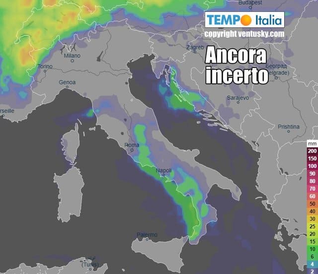 Evoluzione METEO prossime ore 24 Evoluzione METEO prossime ore