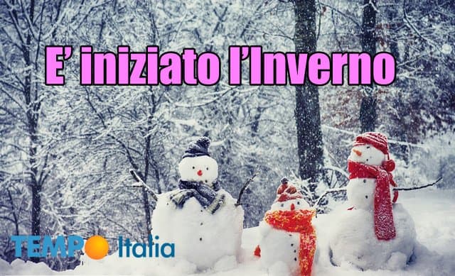E' iniziato ufficialmente l'INVERNO meteorologico 41 E’ iniziato ufficialmente l’INVERNO meteorologico