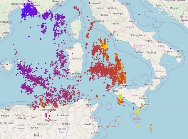 METEO d'inizio Inverno? Guardate quanti temporali 43 METEO d’inizio Inverno? Guardate quanti temporali