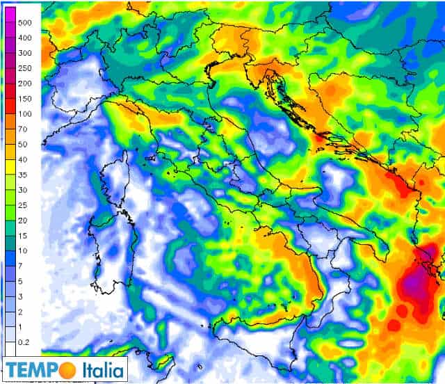 Meteo Italia: tornano piogge e temporali anche forti