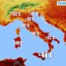 meteo italia caldo in aumento