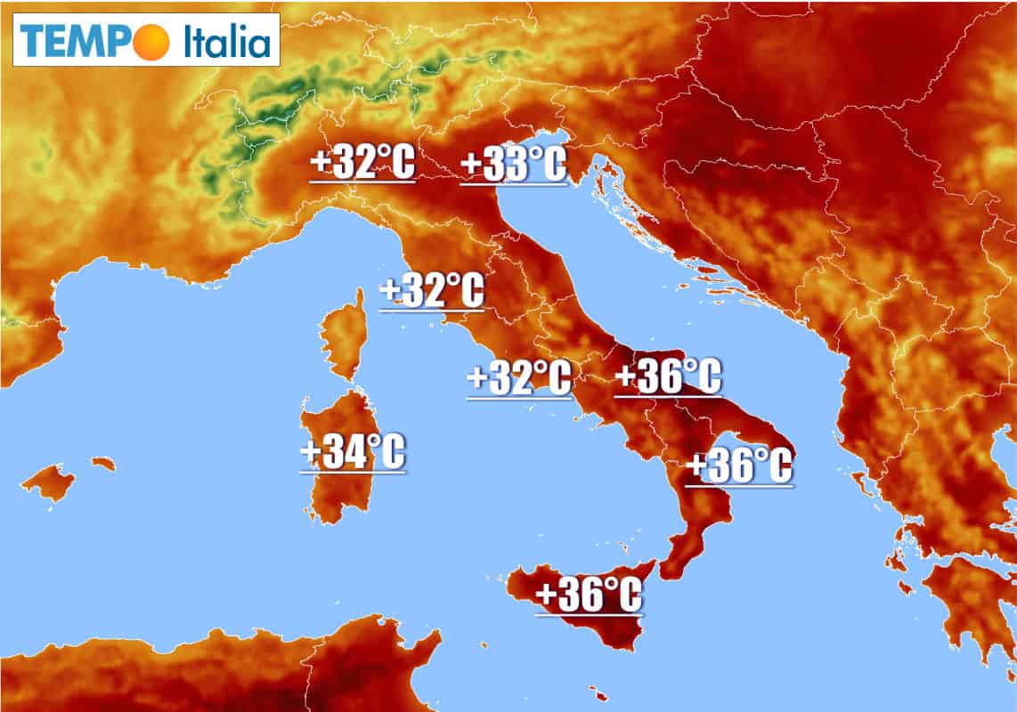 Meteo Oggi 18 Giugno