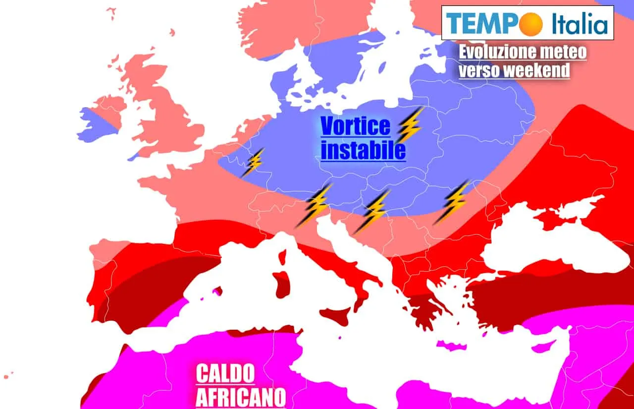 Verso una fase di minore canicola ad inizio luglio
