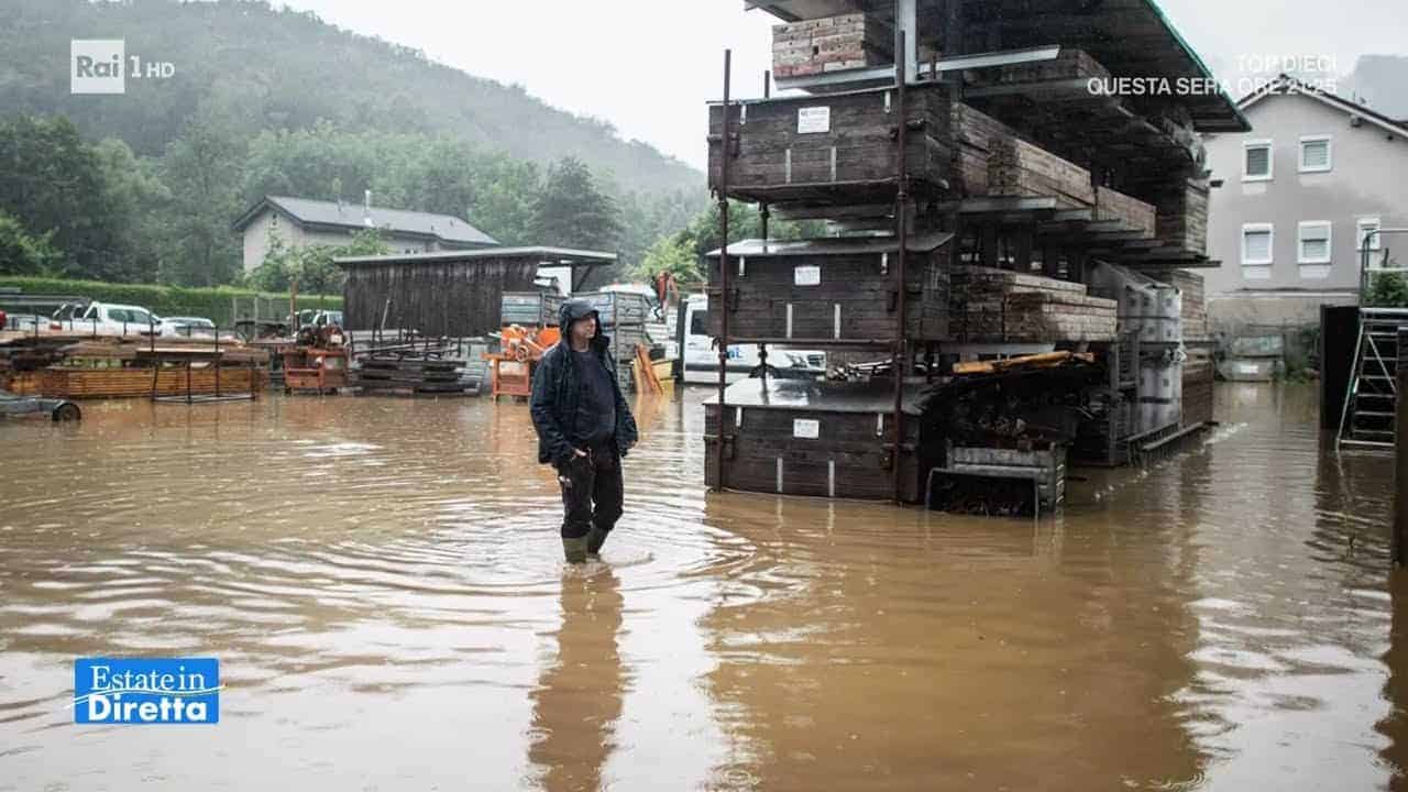 ITALIA ed il rischio alluvione dopo l’evento in Germania? Il video meteo Rai