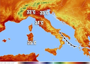temperature italia