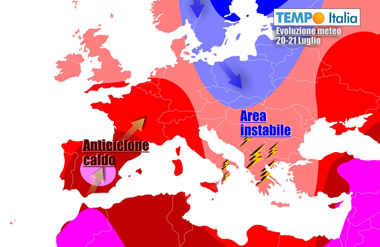 Caldo sull'Italia tornerà nel corso della prossima settimana
