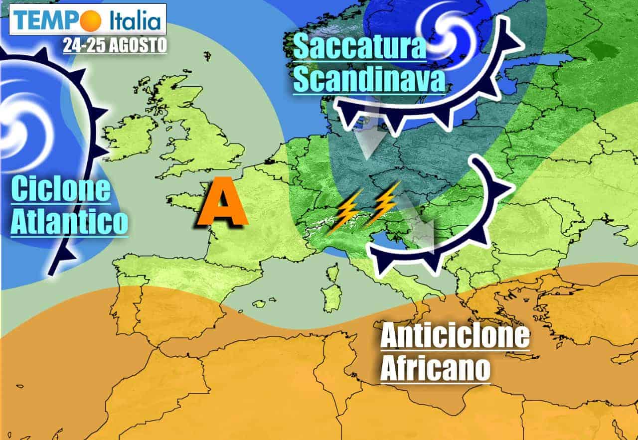 Nuovo refrigerio e temporali all'inizio della prossima settimana