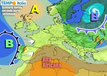 Italia più protetta da anticiclone, ma tra due "fuochi" nella prossima settimana