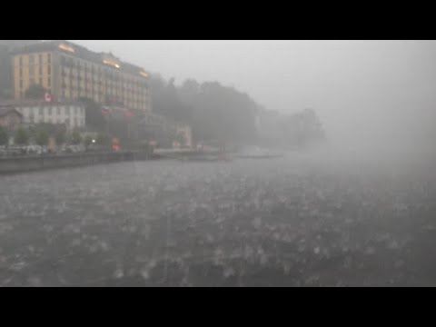 Video Meteo della terrificante grandinata nel lago di Como
