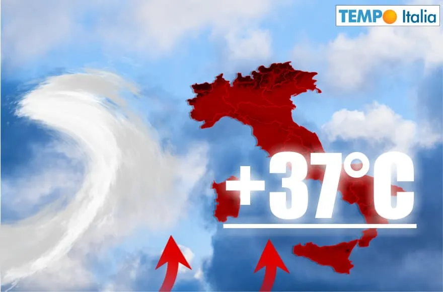 meteo con ondata di calore