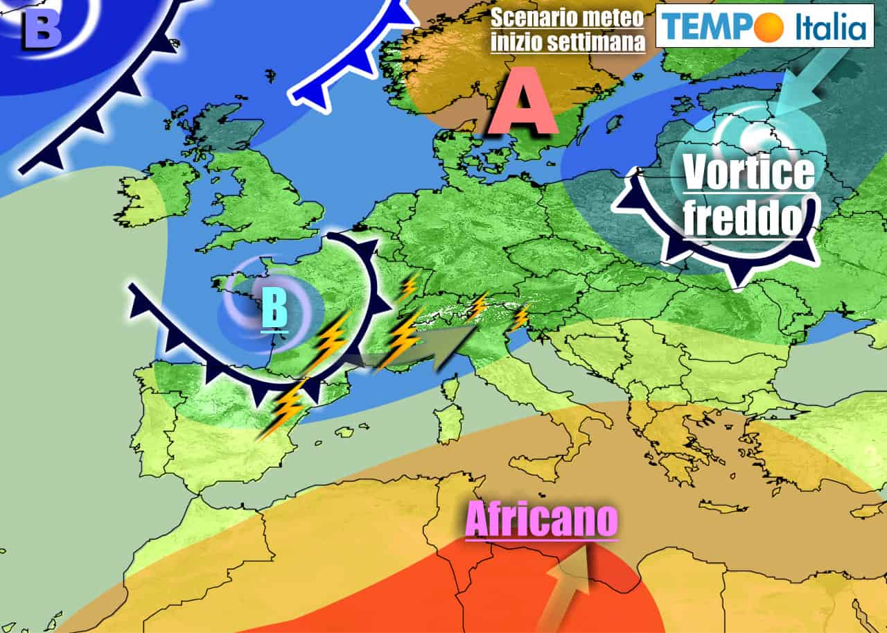 Italia tra anticiclone e nuove infiltrazioni instabili nella prossima settimana