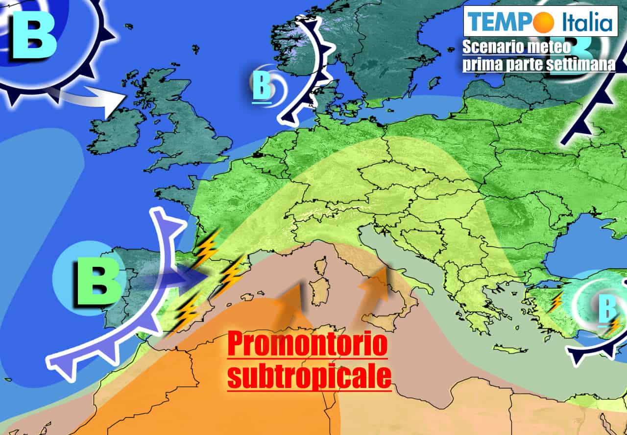 Attesa possibile svolta autunnale dopo la fiammata dell'anticiclone africano