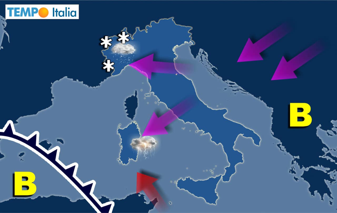 evoluzione meteo italia