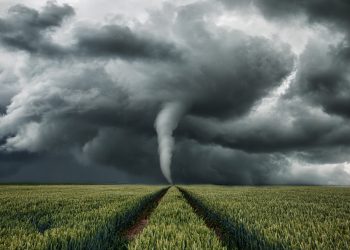 Immagine rappresentativo di un tornado. Foto di reportorio.