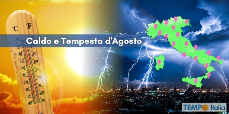Tra caldo ancora estremo e ritorno della pioggia. Si intravede la rottura meteo estiva