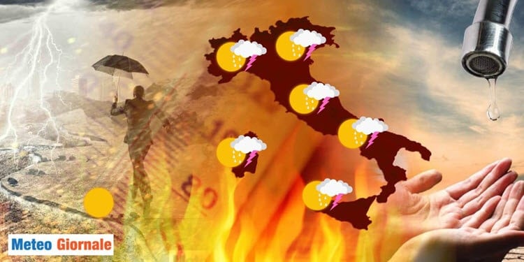 Meteo con anticiclone nel weekend, ma arrivano tanti temporali specie al Nord Italia, e non solo