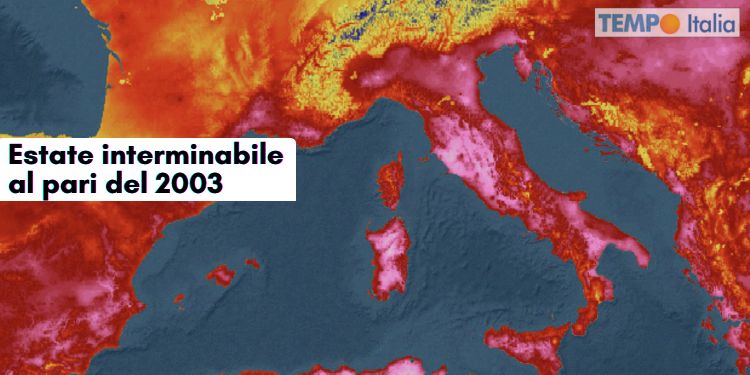 Clima 2022, caldo nuova normalità, l’Estate 2003 non è più un’eccezione