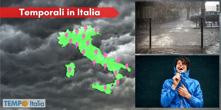 Meteo cambiamento, caldo estremo sto, temporali intensi in arrivo