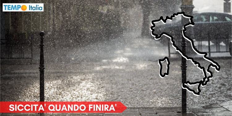 Siccità, problema non risolto. Quando le grandi piogge risolutive?