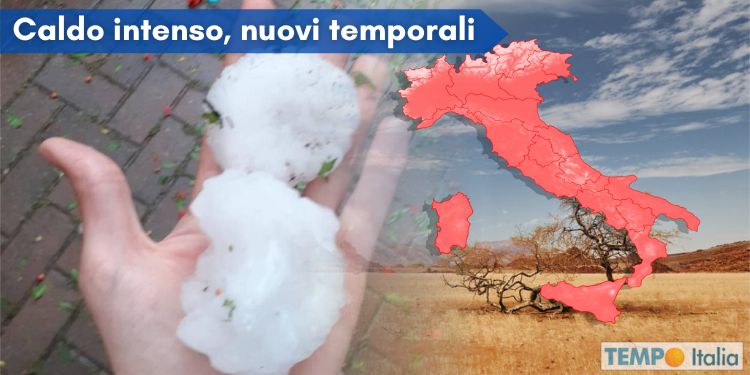 Meteo due settimane. Estate calante, ma con fiammate africane, tra caldo e nuovi temporali anche più intensi
