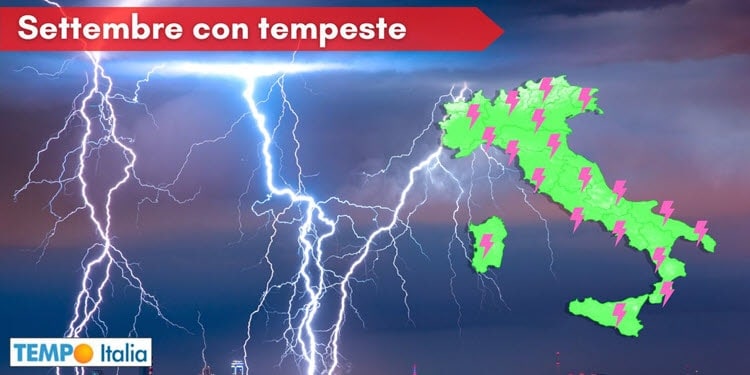Meteo Settembre rischio di burrasche intense sino a tempesta. Autunno impegnativo