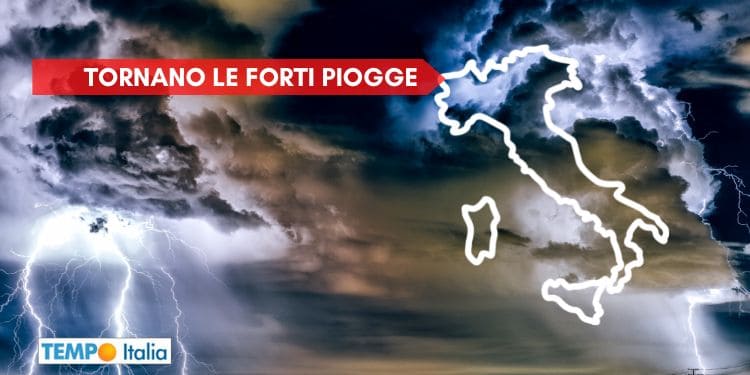 Meteo, tornano le forti piogge. Siccità stop, il rischio alluvioni 1 Meteo, tornano le forti piogge. Siccità stop, il rischio alluvioni