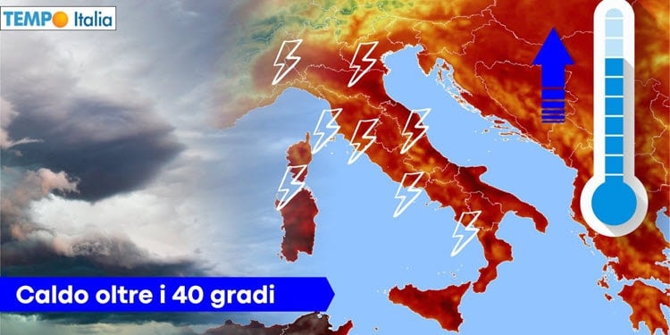 Meteo Italia, weekend con molti temporali. E’ confermato il caldo intenso, ma con varie novità