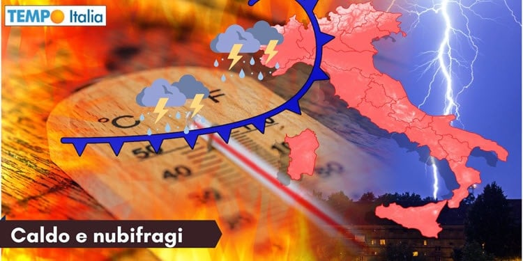Settimana meteo, Estate dai due volti: caldo africano e burrasca temporalesca