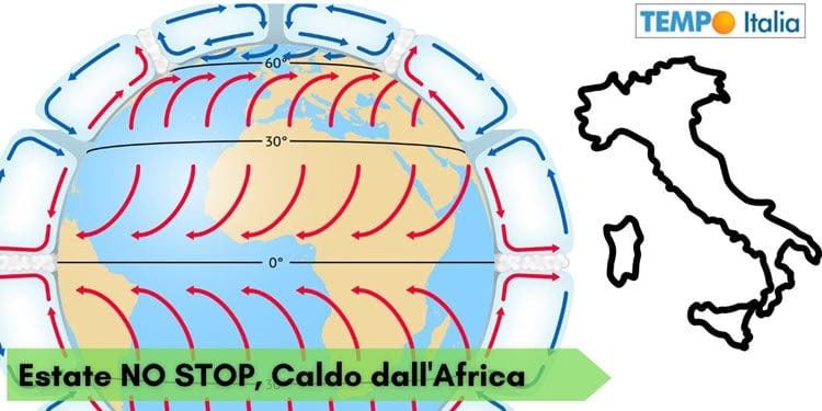 Meteo 15 giorni: ancora tra violenti temporali e fiammate di caldo africano